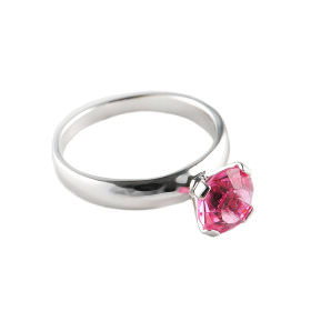 Кольцо с розовым камнем b33101-32